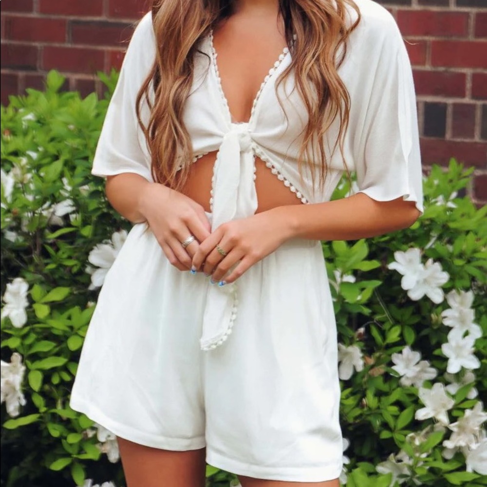 White romper